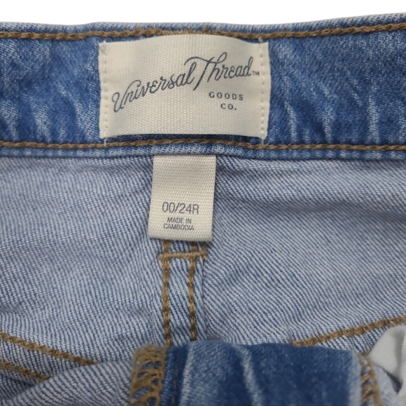 Mini Denim Blue Jean Skirt Size 00/24R - Picture 3 of 7